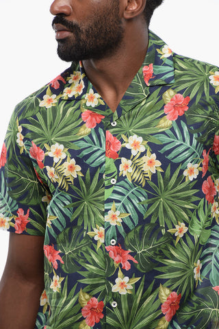 Camicia BAKER con Stampa Hawaiiana