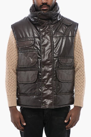 Piumino Smanicato in Ecopelle