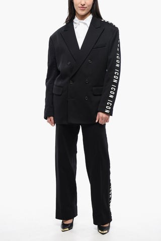 Abito in Jersey BE ICON con Bande Logate Laterali