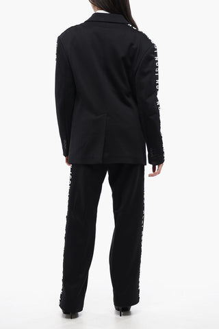 Abito in Jersey BE ICON con Bande Logate Laterali