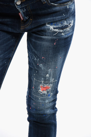 Jeans Cool Girl Fit with Sketch Details 14cm