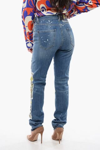 Jeans BOOP TALES 642 Fit mit All-Over-Patch 16cm