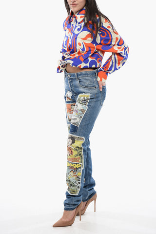 Jeans BOOP TALES 642 Fit mit All-Over-Patch 16cm