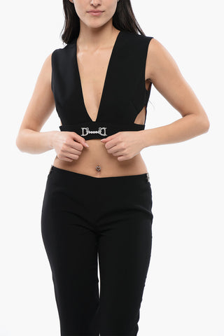 Crop Top D2 JEWEL con Cut-outs