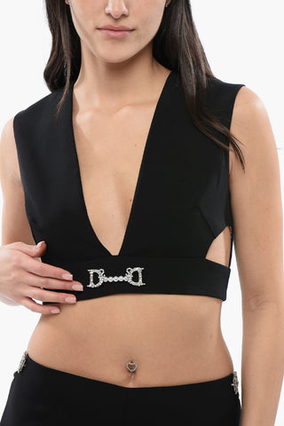 Crop Top D2 JEWEL con Cut-outs