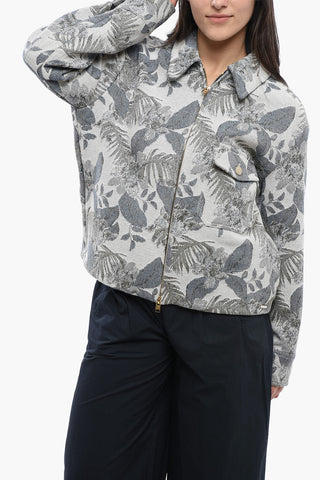 Overshirt TIMBER Con Motivo Floreale Jacquard