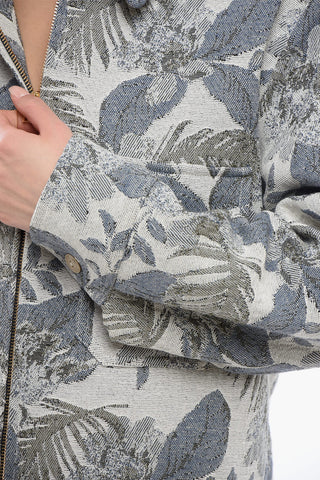 Overshirt TIMBER Con Motivo Floreale Jacquard