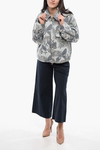 Overshirt TIMBER Con Motivo Floreale Jacquard