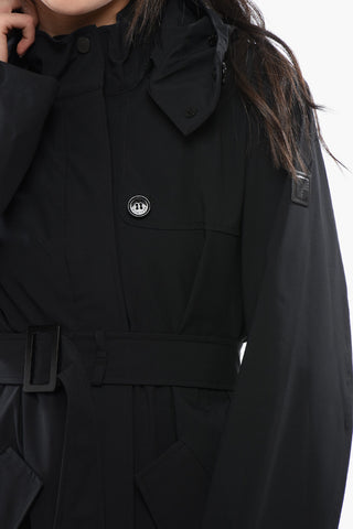 Belted FAYETTE Nylon Trenchcoat
