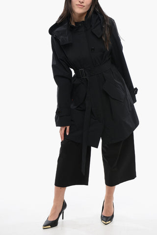 Belted FAYETTE Nylon Trenchcoat