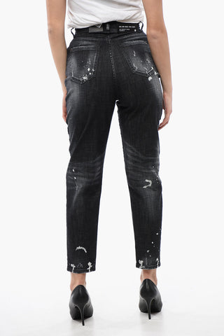 Distress Detailed 80'S Fit Delavè Denims 14cm
