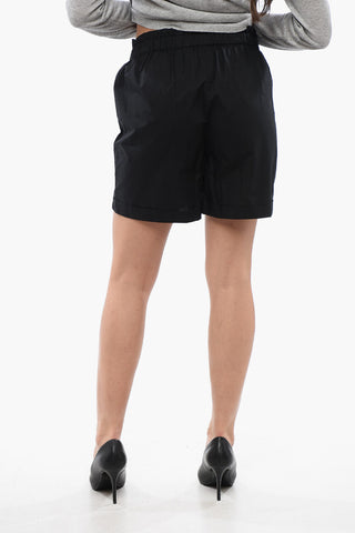 Cotton Shorts with Elastic Waist