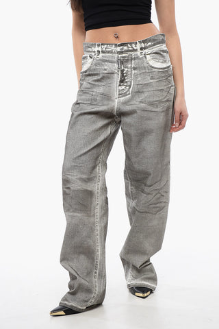 Jeans Eros Fit in Denim Spalmato 23cm