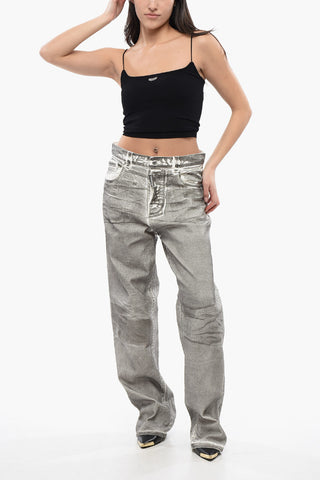 Jeans Eros Fit in Denim Spalmato 23cm