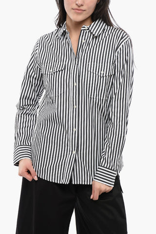 Sahariana-Bluse YARN mit Awning-Muster