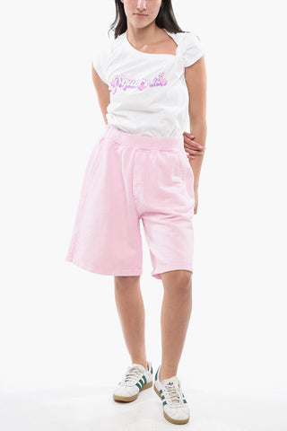 Shorts Oversized in Cotone Garzato