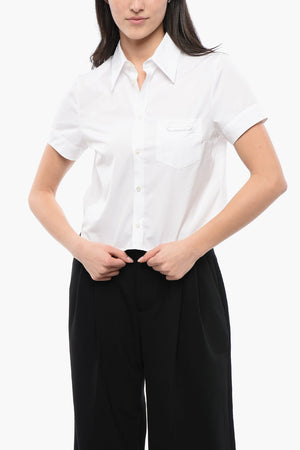 Cropped-Bluse MINI mit Logotasche