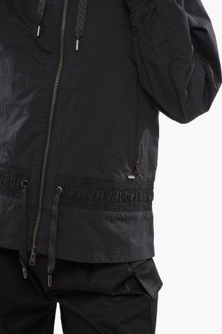 Hooded CRINKLE Windbreaker
