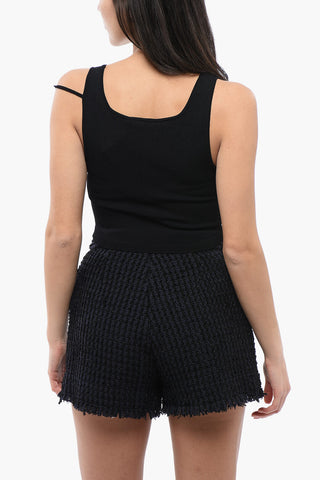 Crop-Top PIXELED ICON aus Strick