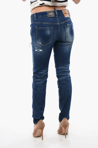 Jennifer-Fit-Jeans aus Dark-Wash-Denim 15 cm