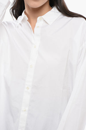 Cotton Blouse YARN With Drawstring at Hem