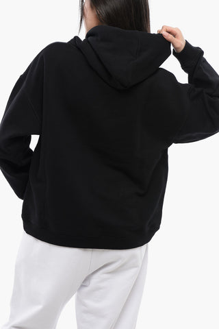 Felpa Hoodie Oversized BETTY BATTLES in Cotone Garzato