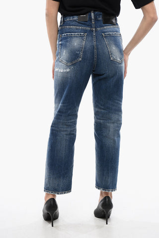 Distressed Boston Fit Denims 18cm