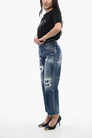 Distressed Boston Fit Denims 18cm