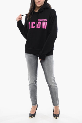 Brushed Cottton BLURRED ICON Hoodie