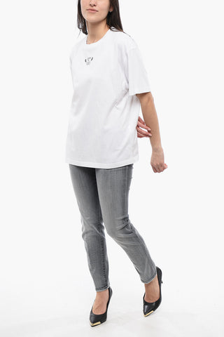 Crewneck T-Shirt BANDANA ARROW Embroidered