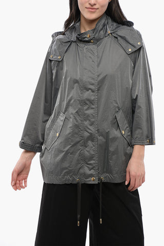 Removable Hood CRINKLE Windbreaker