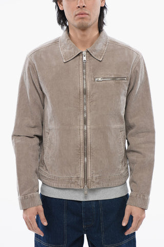 Corduroy KIPPAX Overshirt with Zip Closure