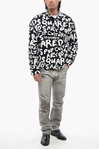 Denimjacke POP 80'S Mit Lettering-Print