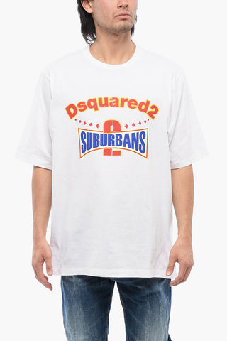 T-shirt Skater Fit SUBURBAN Stampata