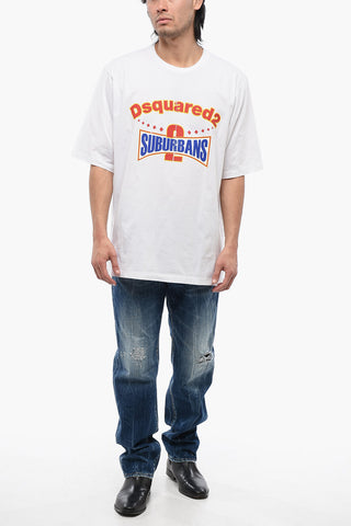 Printed SUBURBAN Skater Fit T-shirt