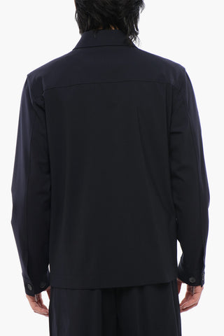 Overshirt in Lana Tecnica