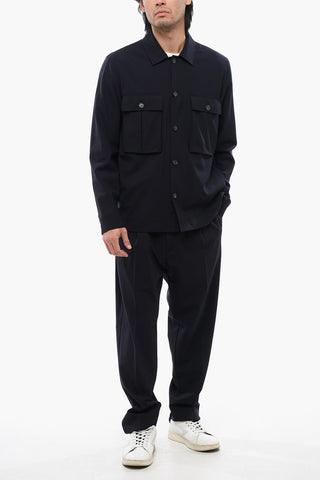 Technical Wool Overshirt