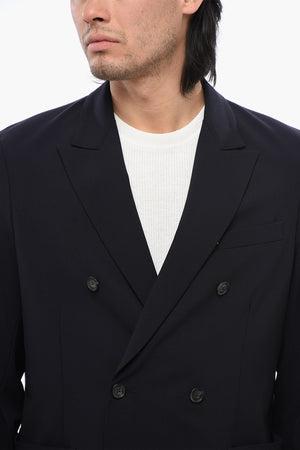 Doppelreihiger Blazer CIRO aus technischer Wolle