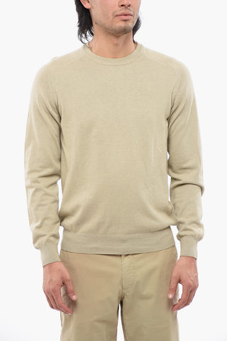 Linen Blend Crewneck Sweater