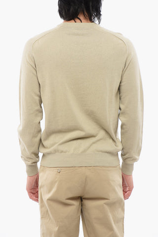 Linen Blend Crewneck Sweater