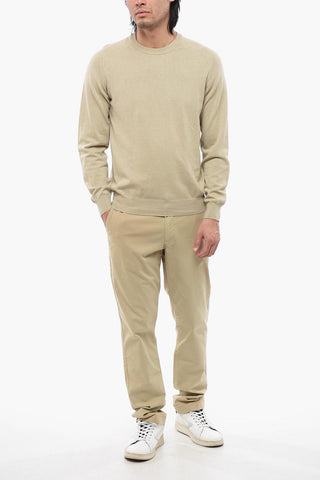Linen Blend Crewneck Sweater