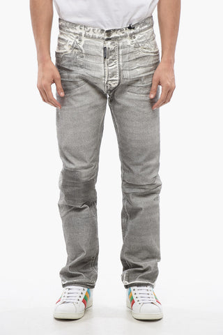 642 Regular Fit Jeans with Splatter Effect 20cm