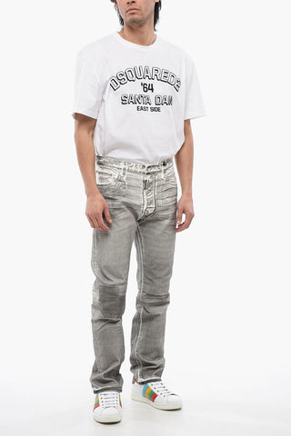 642 Regular Fit Jeans with Splatter Effect 20cm