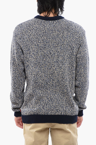 Melange Cotton Crewneck Jumper