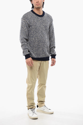 Melange Cotton Crewneck Jumper