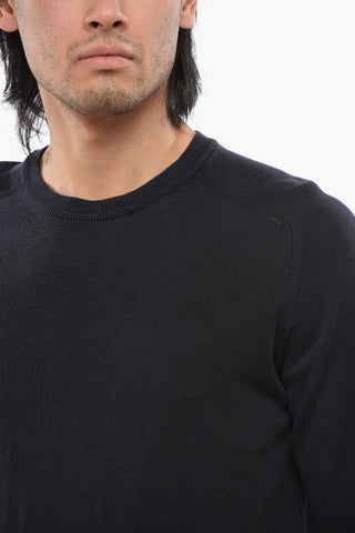 Linen Blend Crewneck Sweater