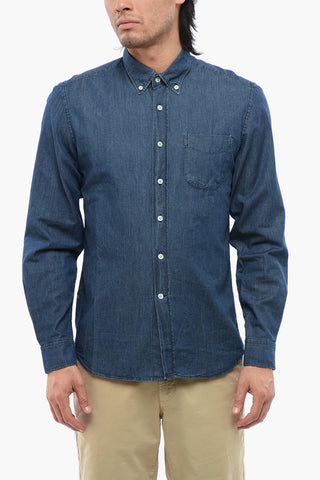 Chambray Shirt With Breast Pockets