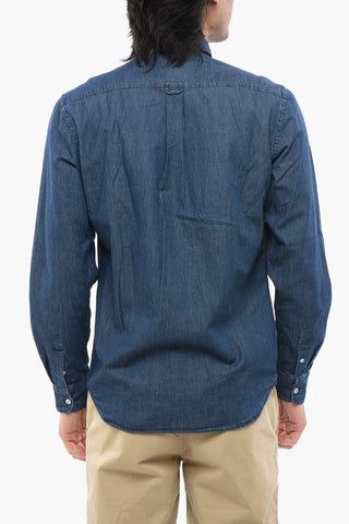 Chambray Shirt With Breast Pockets
