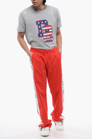 기모 면 조거 Burbs Fit 배색 밴드