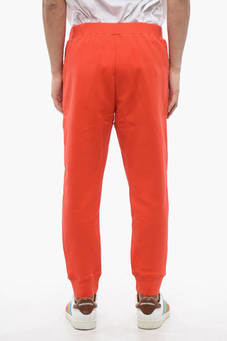 ICON Solid-Color Joggers with Contrast Print